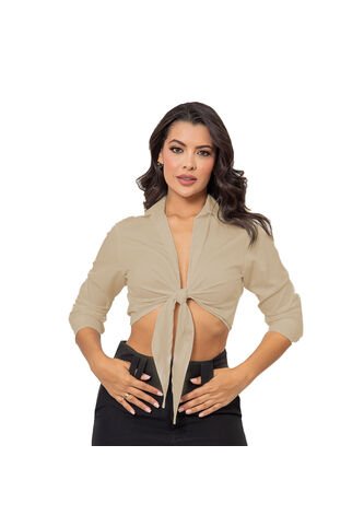 BLUSA INVERZA MUJER 20535 ARENA Talla S INVERZA