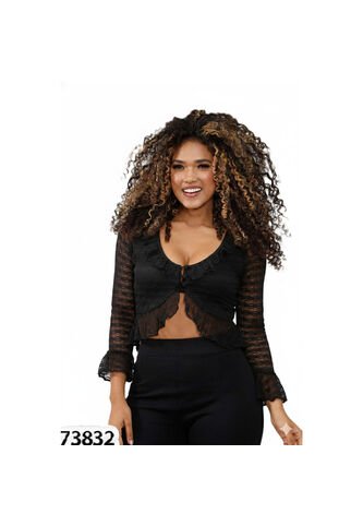 BLUSA INVERZA MUJER 73832 NEGRO Talla M INVERZA