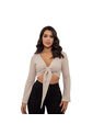 BLUSA INVERZA MUJER 20529 ARENA Talla L de INVERZA