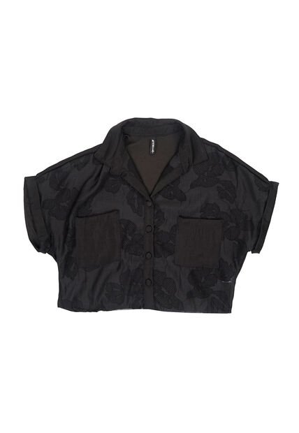 BLUSA INVERZA MUJER 73813 NEGRO Talla S