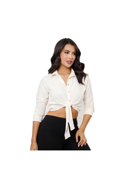 BLUSA INVERZA MUJER 73510 BEIGE Talla S