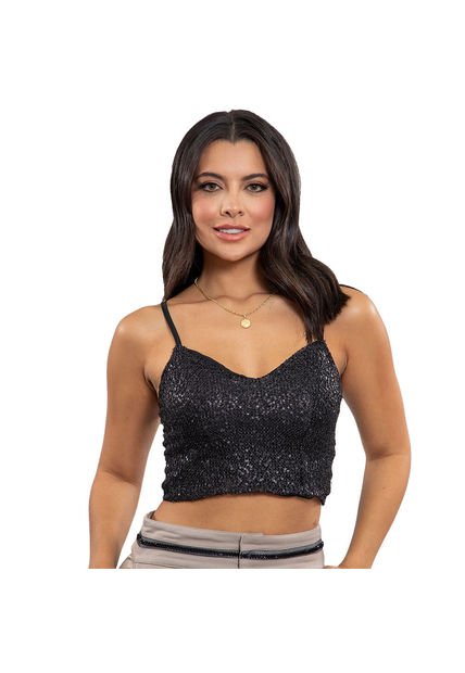 BLUSA INVERZA MUJER 73414 NEGRO Talla M
