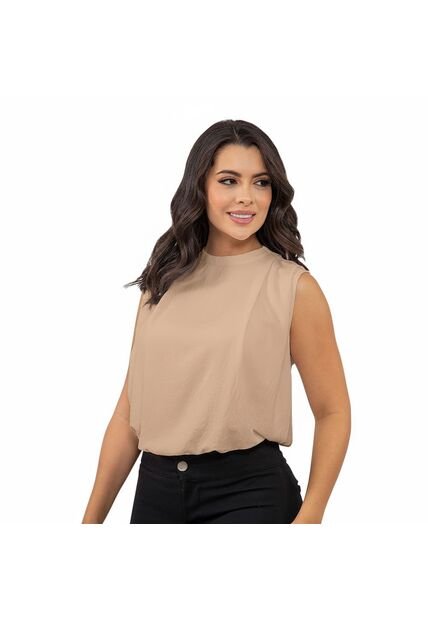 BLUSA INVERZA MUJER 20525 TAUPE Talla M