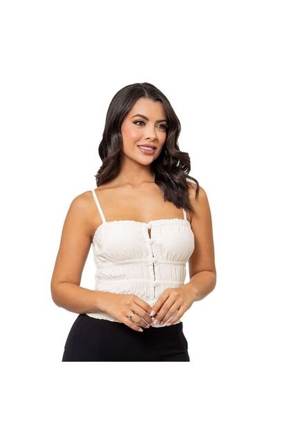 BLUSA INVERZA MUJER 73693 BEIGE Talla S