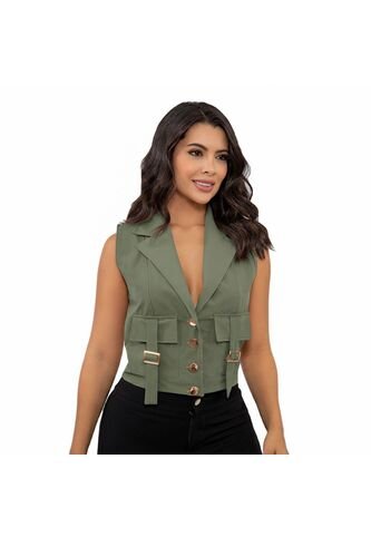 BLUSA INVERZA MUJER 73723 VERDE Talla M INVERZA