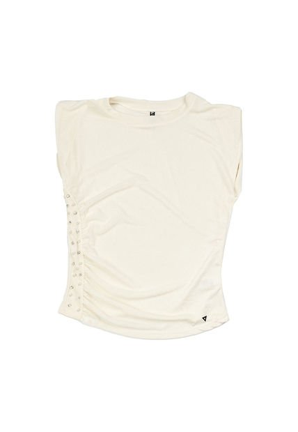 BLUSA INVERZA MUJER 73274 CREMA Talla M