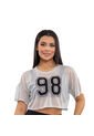 BLUSA INVERZA MUJER 50023 GRIS Talla S de INVERZA