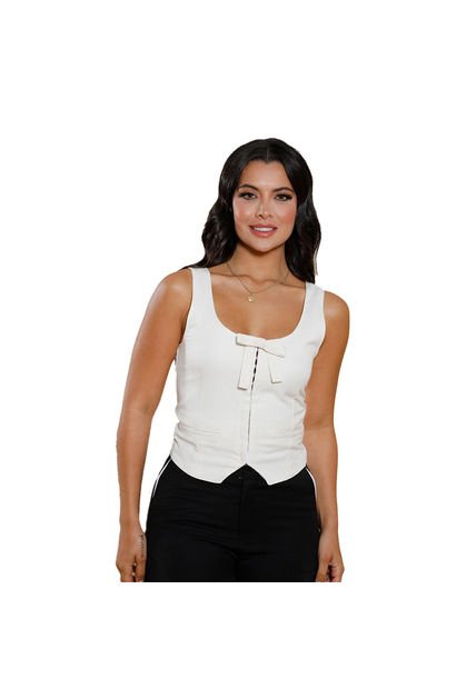 BLUSA INVERZA MUJER 73521 BEIGE Talla M