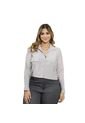 BLUSA INVERZA MUJER 73292 GRIS Talla 18 de INVERZA