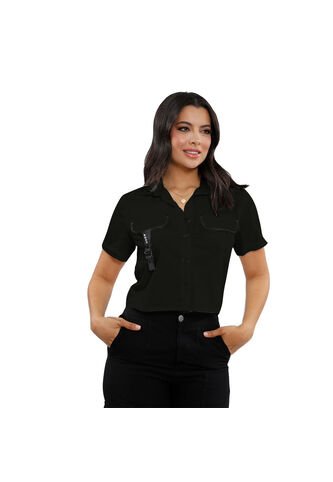 BLUSA INVERZA MUJER 73514 NEGRO Talla L INVERZA