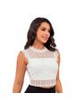 BLUSA INVERZA MUJER 73822 BEIGE Talla M de INVERZA