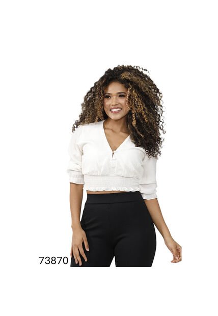 BLUSA INVERZA MUJER 73870 AVENA Talla S