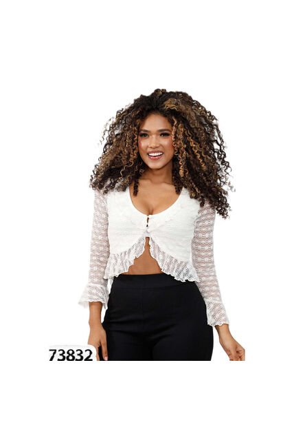 BLUSA INVERZA MUJER 73832 BEIGE Talla M