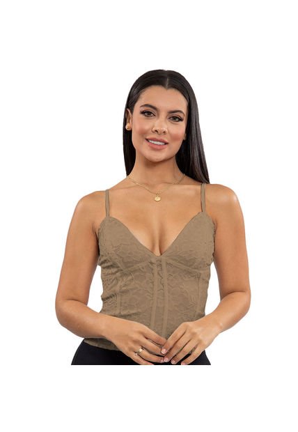 BLUSA INVERZA MUJER 73279 TAUPE Talla M