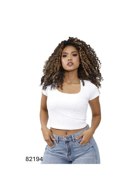 BLUSA INVERZA MUJER 82194 BLANCO Talla S