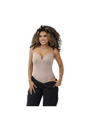 BLUSA INVERZA MUJER 82200 TAUPE Talla L