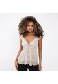 BLUSA INVERZA MUJER 73984 BEIGE Talla M de INVERZA