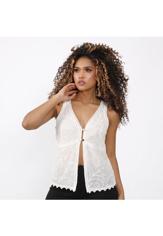 BLUSA INVERZA MUJER 74027 BEIGE Talla L INVERZA