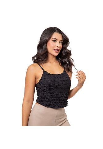 BLUSA INVERZA MUJER 20527 NEGRO Talla L INVERZA