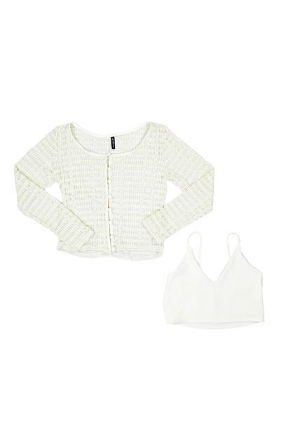 BLUSA INVERZA MUJER 73828 BEIGE Talla S