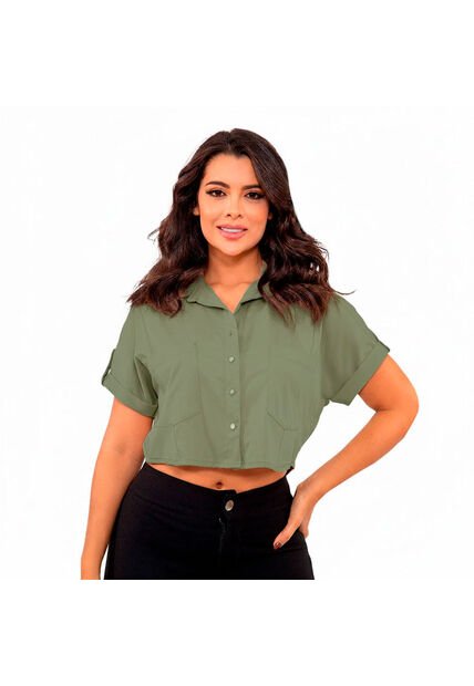 BLUSA INVERZA MUJER 73806 VERDE Talla M