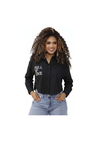 BLUSA INVERZA MUJER 73904 NEGRO Talla S INVERZA