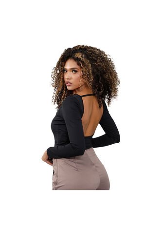 BLUSA INVERZA MUJER 82238 NEGRO Talla S INVERZA