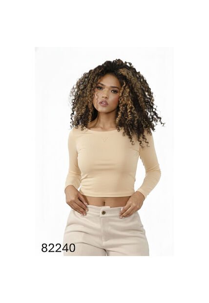 BLUSA INVERZA MUJER 82240 CAMEL Talla XL