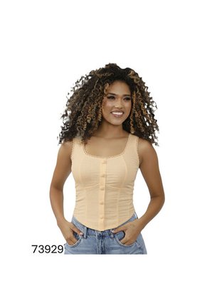 BLUSA INVERZA MUJER 73929 CAMEL Talla L
