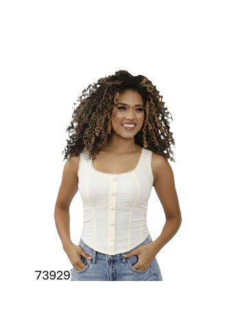 BLUSA INVERZA MUJER 73929 BEIGE Talla M INVERZA