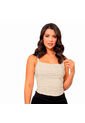 BLUSA INVERZA MUJER 73724 BEIGE Talla M de INVERZA