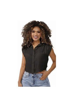 BLUSA INVERZA MUJER 73905 NEGRO Talla S