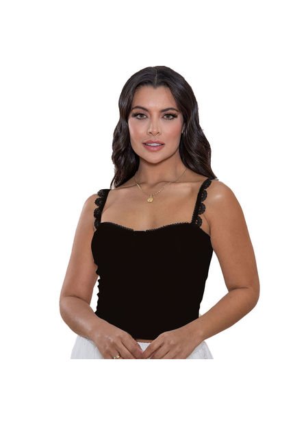 BLUSA INVERZA MUJER 20512 NEGRO Talla L