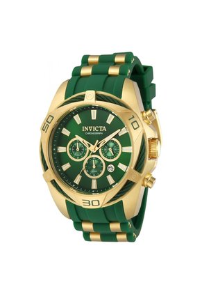Reloj Invicta Modelo 43762 Verde, Dorado Hombres