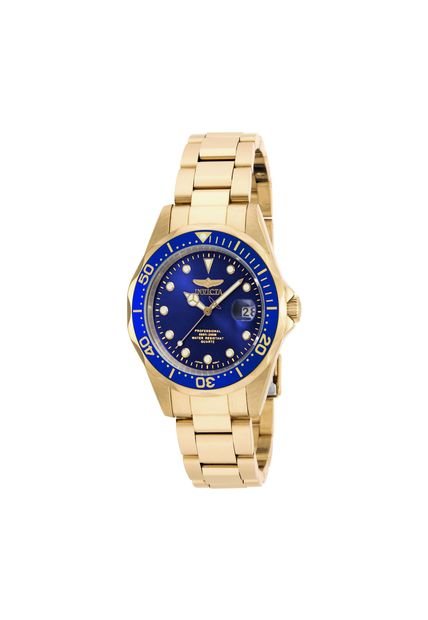 Reloj Para Hombre Invicta Pro Diver 17052 Dorado