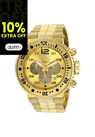 Reloj Para Hombre Invicta Pro Diver 25076J Dorado Invicta