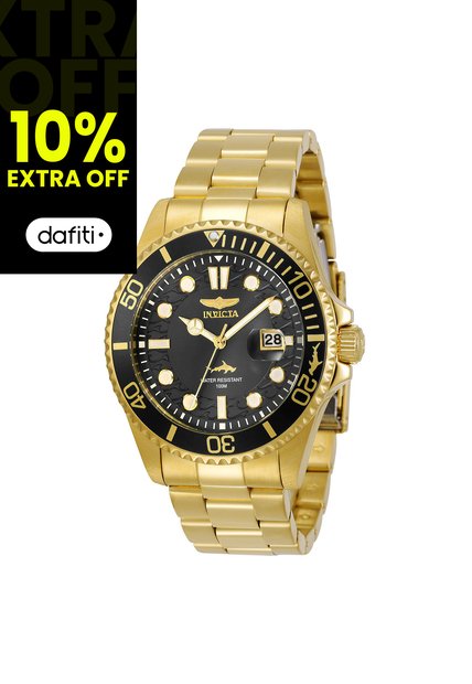 Reloj Para Hombre Invicta Pro Diver 30026 Dorado