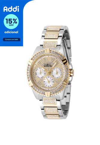 Reloj Invicta Modelo 48565 Blanco, Dorado, Acero Dama Invicta