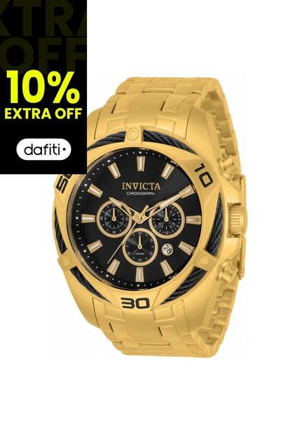 Reloj Para Hombre Invicta Bolt 34119 Dorado