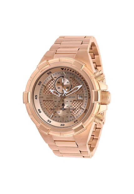 Reloj Para Hombre Invicta Aviator 28128 Oro Rosa
