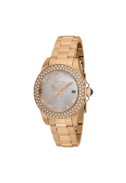 Reloj Para Mujer Invicta Angel 36074 Oro Rosa