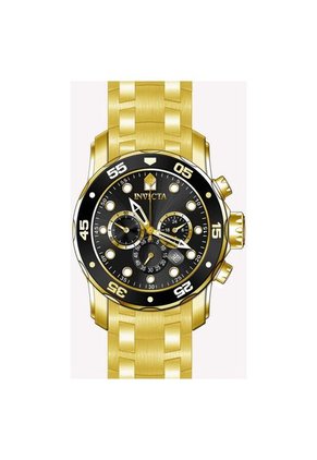 Reloj Para Hombre Invicta Pro Diver 0072 Dorado