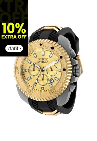 Reloj Invicta Modelo 49793 Negro, Dorado Hombres Invicta
