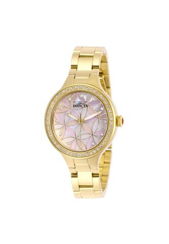 Reloj Para Mujer Invicta Wildflower 28822 Dorado Invicta