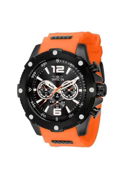 Reloj Invicta Modelo 39988 Naranja, Bronce Hombres