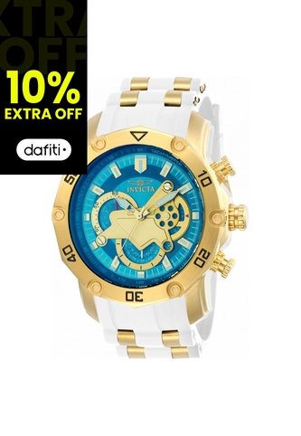 Reloj Invicta Modelo 23423 White, Gold Hombre Invicta