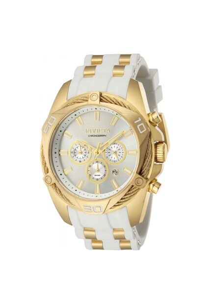 Reloj Invicta Modelo 43761 Oro Blanco Hombres
