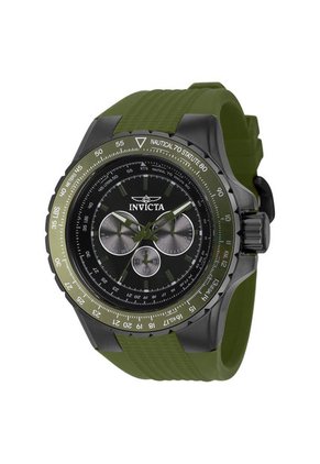 Reloj Para Hombre Invicta Aviator 39302 Verde