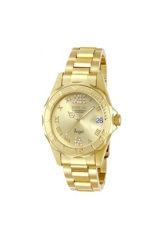 Reloj Para Mujer Invicta Angel 14397 Dorado Invicta
