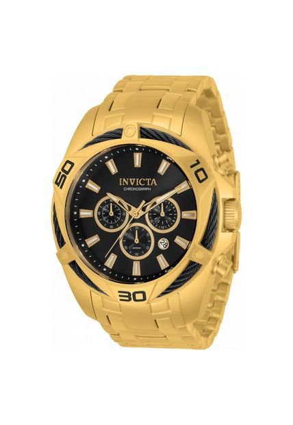 Reloj Para Hombre Invicta Bolt 34119 Dorado